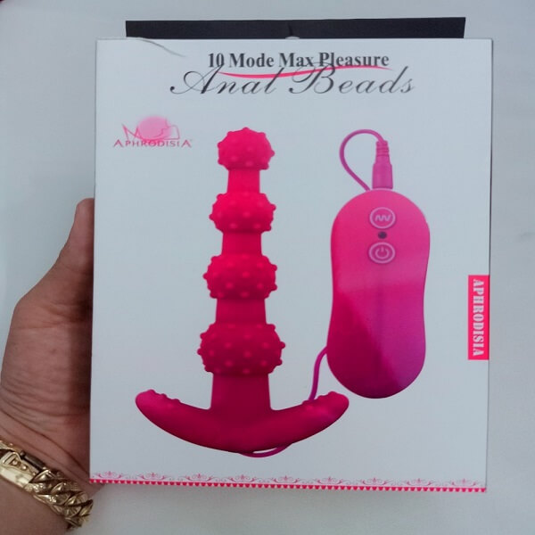 Đồ chơi kích hậu Anal Beads 10 chế độ rung