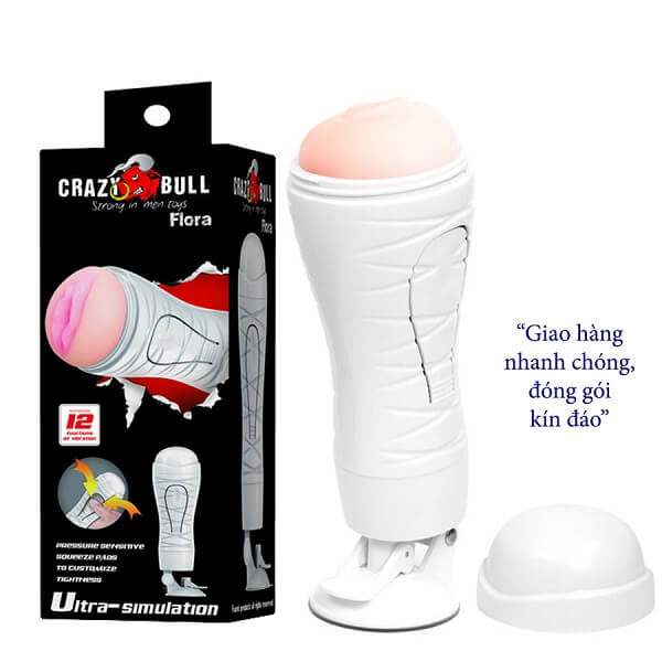 Âm đạo giả Crazy Bull Delia là đồ chơi dành cho Nam giới với thiết kế kích thước chuẩn ôm khít