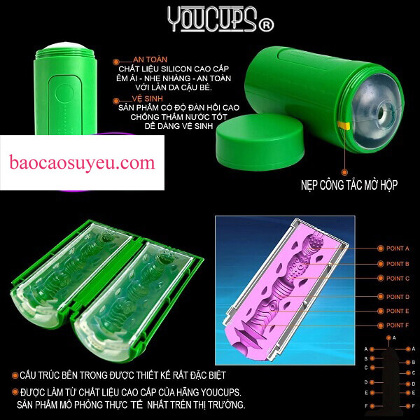 Bướm giả có vô số viên bi và rãnh của chiếc âm đạo giả mang lại cảm giác như quan hệ với người thật