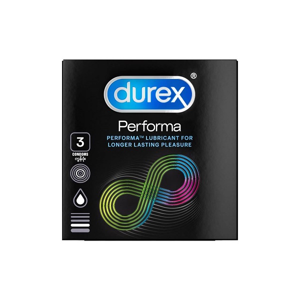 Bao cao su Durex Performa size 52mm hộp 3 cái