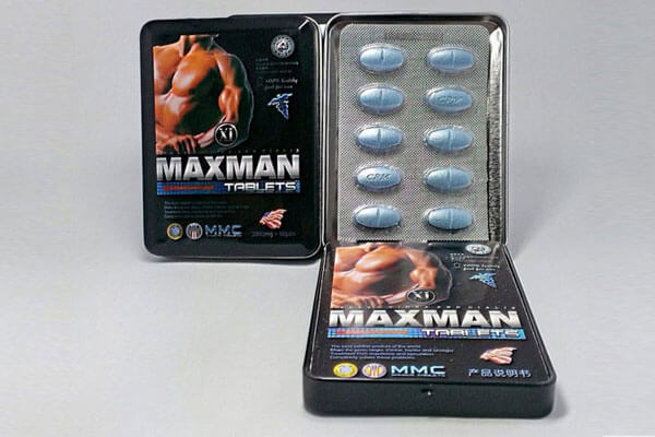Thuôc Cường Dương Maxman 3800 mg chính hãng.