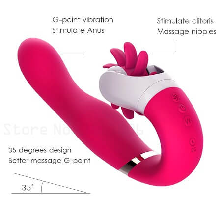 Lưỡi rung đa năng Dave máy rung điểm G - Đồ chơi tình dục
