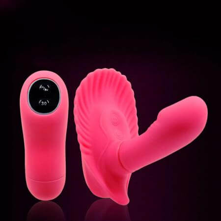 Dương vật giả silicone mini điều khiển từ xa Fancy Clamshell sẽ giúp bạn có thể sử dụng được mọi lúc mọi nơi