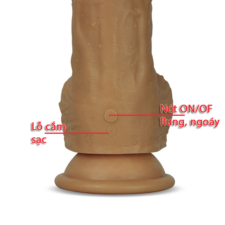 Nút hướng dẫn sử dụng dương vật 2 lớp da Nature Cock