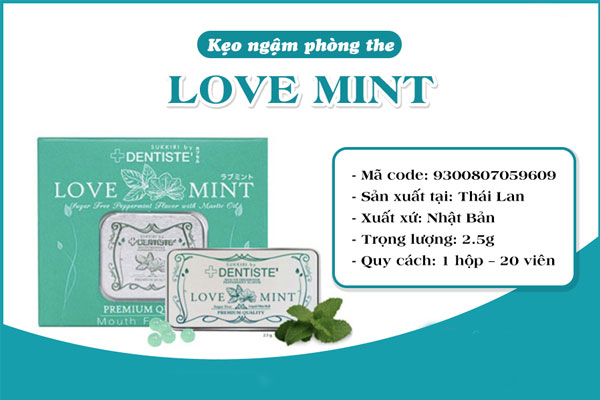 Kẹo Phòng The Love Mint Thái Lan