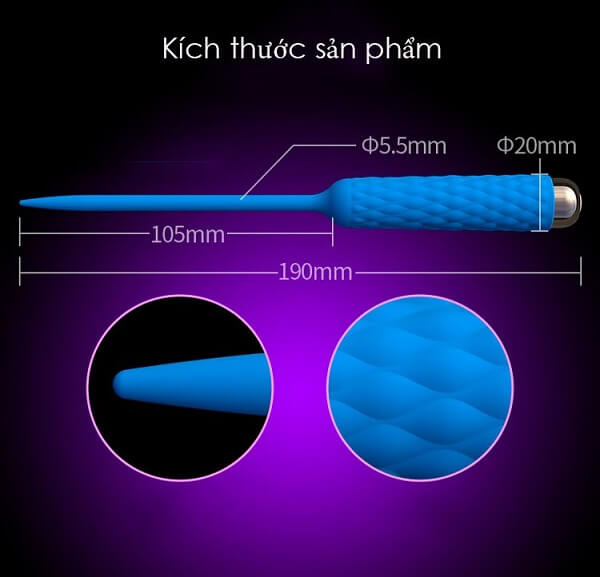 Thanh rung niệu đạo tăng hưng phấn cho nam thuộc dòng đồ chơi người lớn với thiết kế độc đáo nhỏ gọn dành riêng cho những quý ông thích cảm giác mạnh bạo Thanh rung niệu đạo tăng hưng phấn cho nam thuộc dòng đồ chơi người lớn với thiết kế độc đáo nhỏ gọn dành riêng cho những quý ông thích cảm giác mạnh bạo