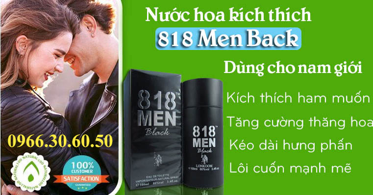 Nước Hoa Nam Dùng Kích Dục Nữ 818 Men