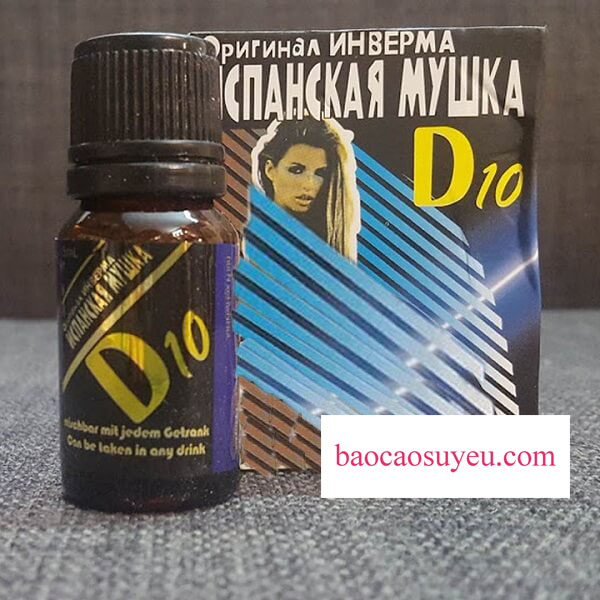 Thuốc kích dục D10 có tốt không, mua ở đâu, giá bao nhiêu