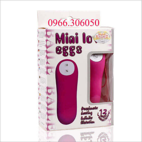 Trứng rung tình yêu Mini love eggs của hãng Baile
